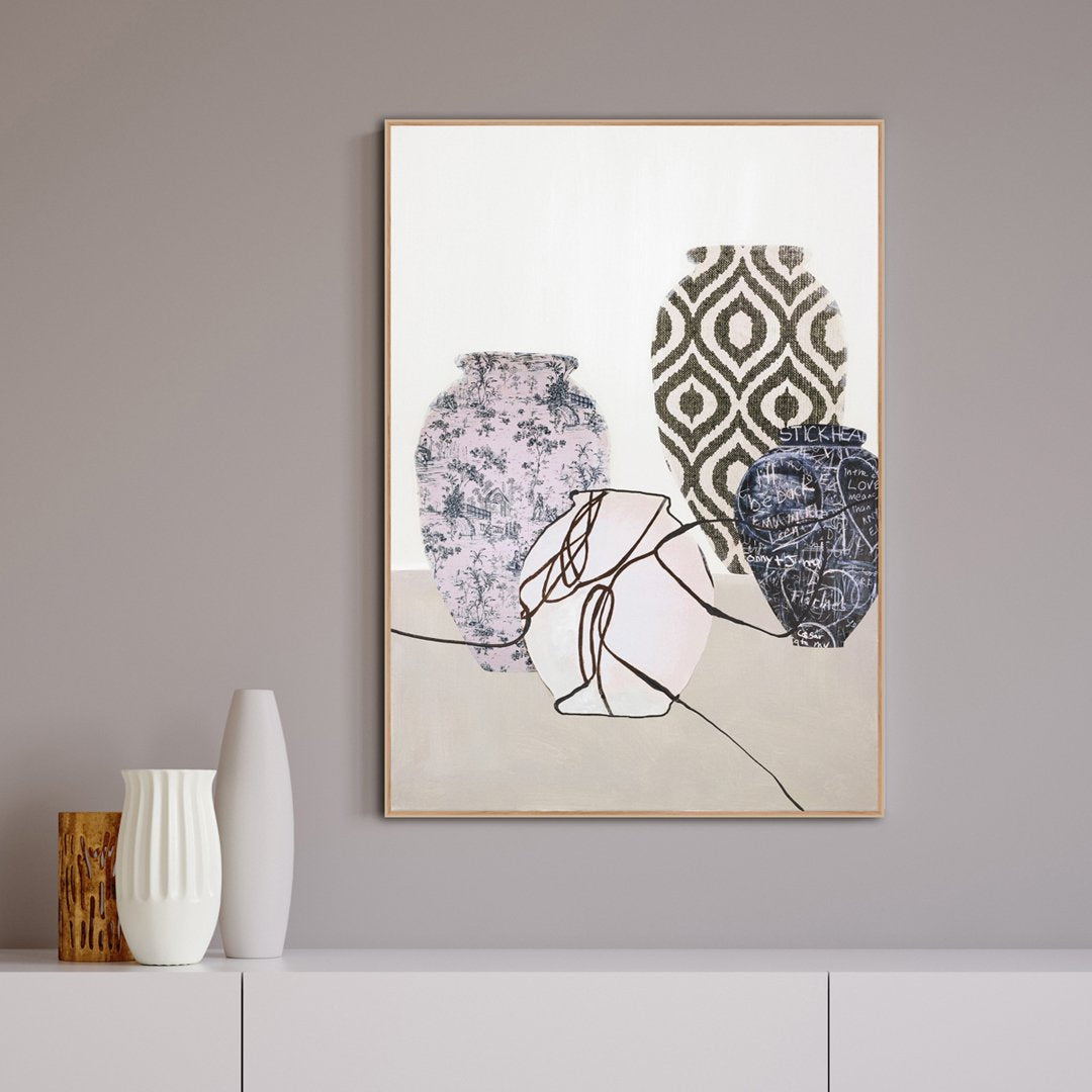 Tactile 1 | INDRAMMET BILLEDE Indrammet billede MF 30x40 Egeramme