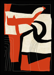 The Loose Cat | INDRAMMET BILLEDE Indrammet billede MF 30x40 Sort