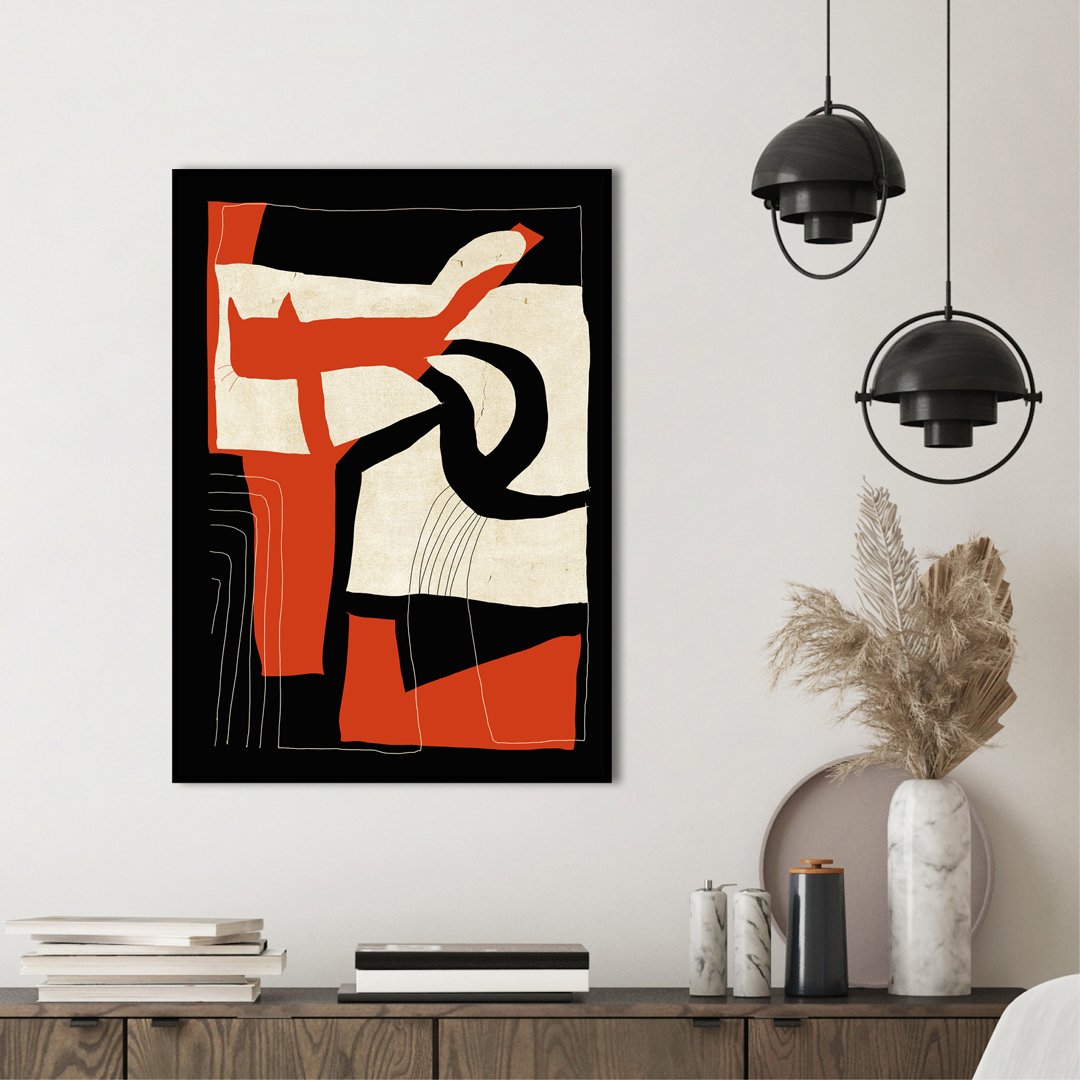 The Loose Cat | INDRAMMET BILLEDE Indrammet billede MF 30x40 Sort