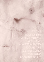 The Rule of Life | PLAKAT Plakat MF