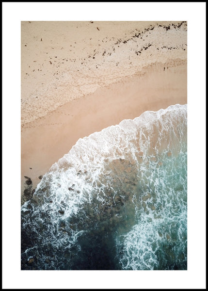 The Shore | INDRAMMET BILLEDE Indrammet billede MF 30x40 Sort