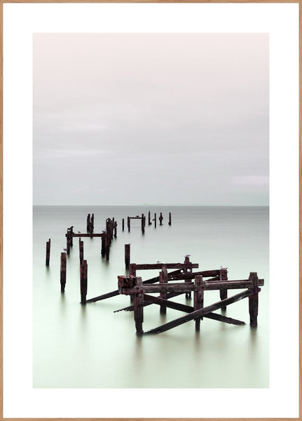 This is it | INDRAMMET BILLEDE Indrammet billede MF 30x40 Egeramme