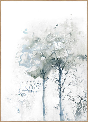 Tree Shape 3 | INDRAMMET BILLEDE Indrammet billede MF 30x40 Egeramme