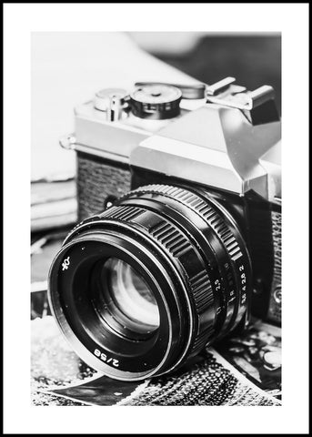 Vintage Photo | INDRAMMET BILLEDE Indrammet billede MF 30x40 Sort
