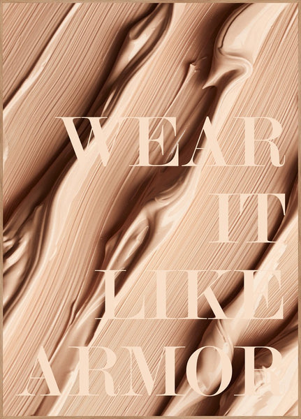 Wear it like armor | INDRAMMET BILLEDE Indrammet billede MF 30x40 Egeramme