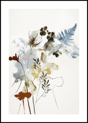 Weightless 1 | INDRAMMET BILLEDE Indrammet billede MF 30x40 Sort