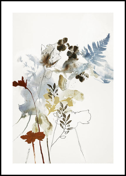 Weightless 1 | INDRAMMET BILLEDE Indrammet billede MF 30x40 Sort