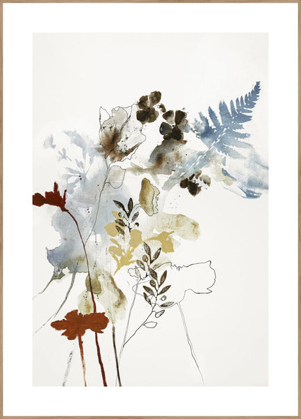 Weightless 1 | INDRAMMET BILLEDE Indrammet billede MF 30x40 Egeramme