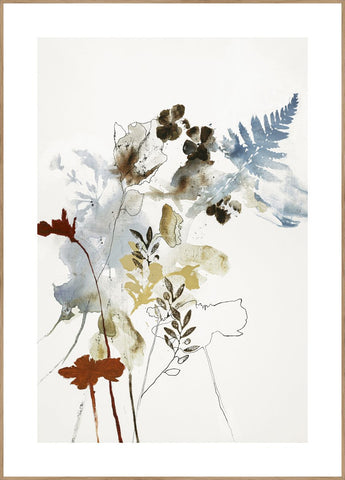 Weightless 1 | INDRAMMET BILLEDE Indrammet billede MF 30x40 Egeramme