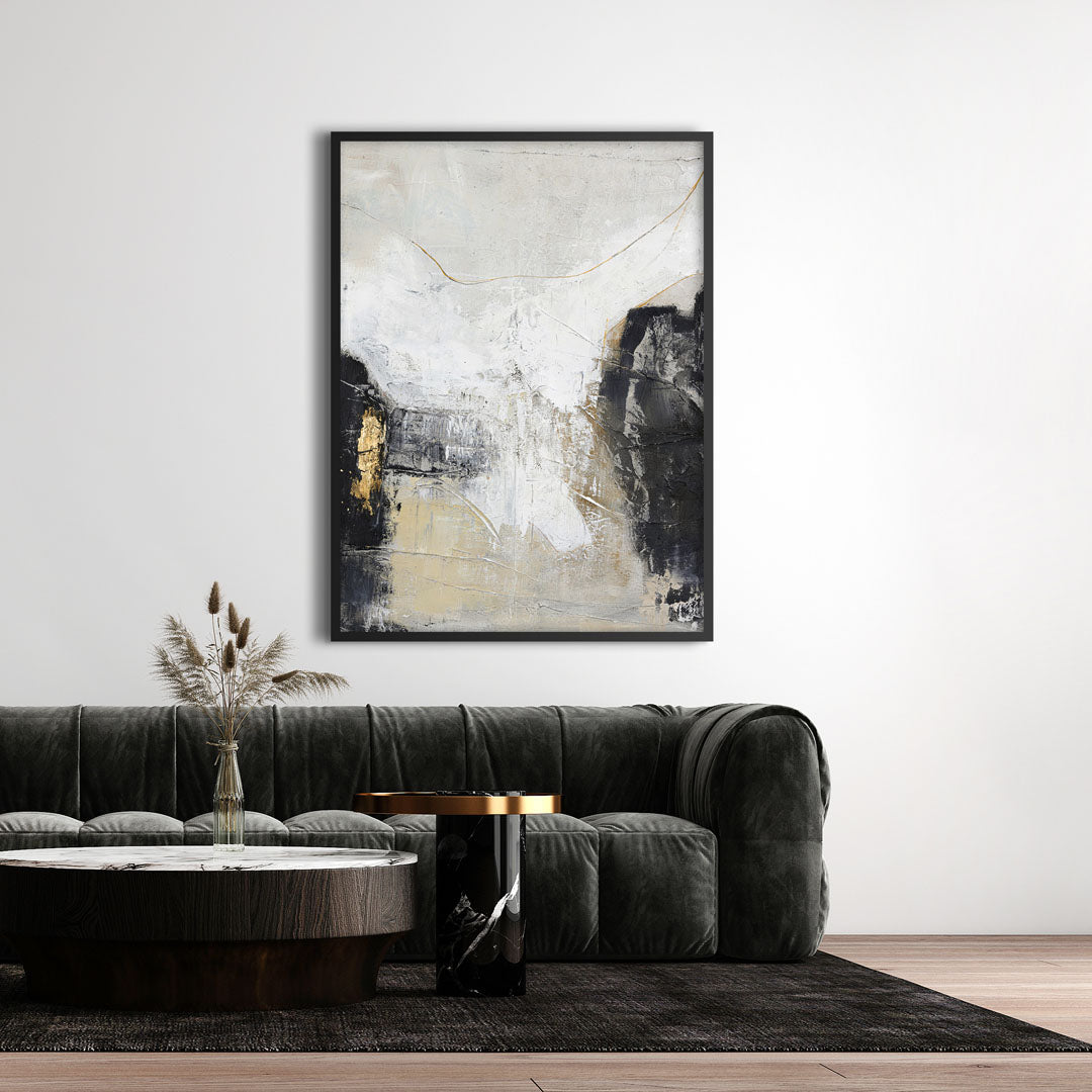 White Noir | DESIGN PAINTING Design maleri ART COPENHAGEN 90x120 Uden ramme 