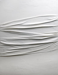 White Passion 11 | STRUKTUR MALERI Strukturmaleri MF 90x120 hvid