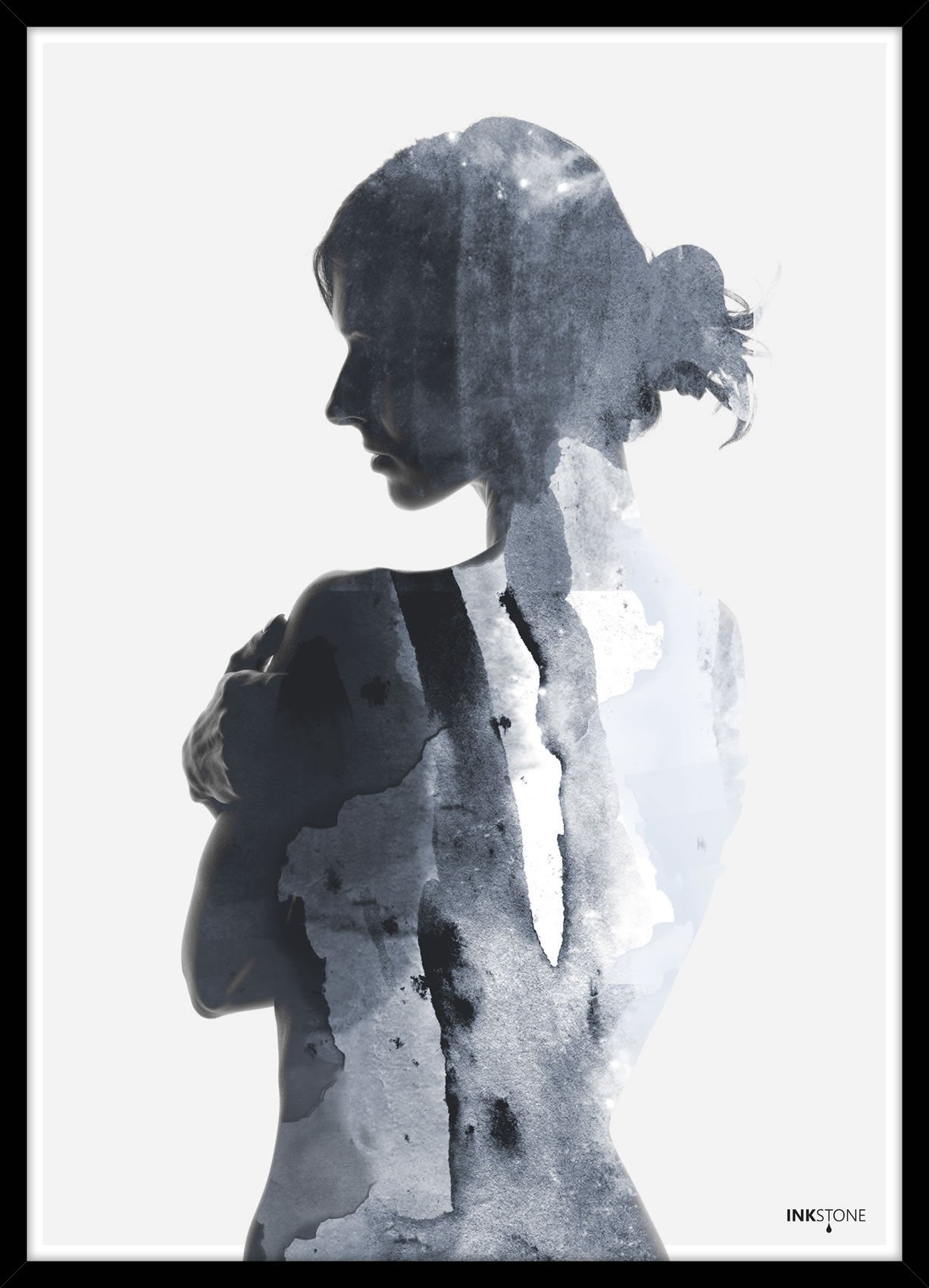 Woman in blue 2 | PLAKAT Plakat MF