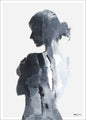 Woman in blue 2 | PLAKAT