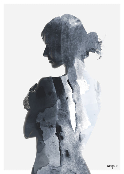 Woman in blue 2 | PLAKAT Plakat MF