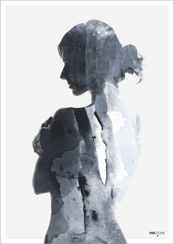 Woman in blue 2 | PLAKAT Plakat MF