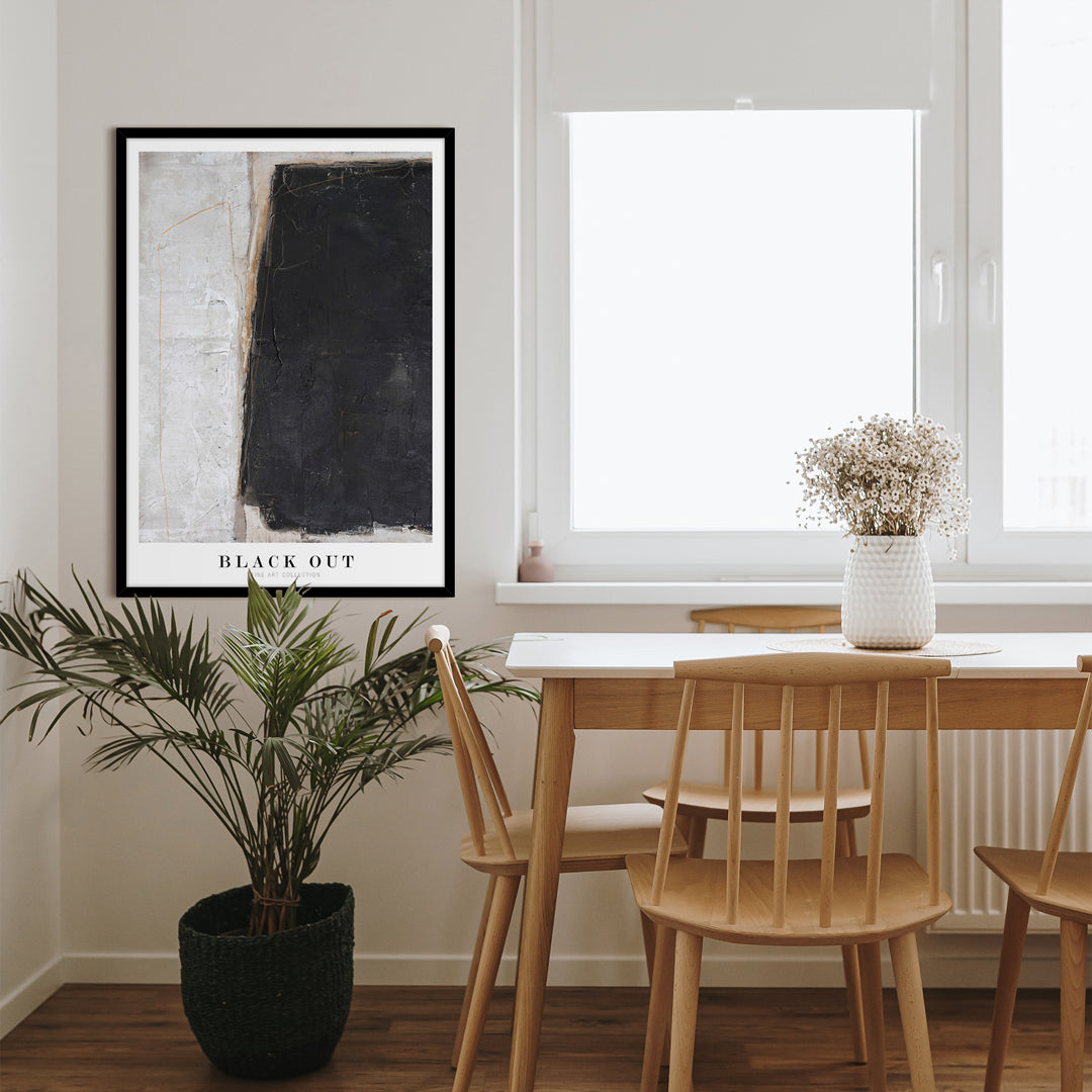 Black out | KUNSTTRYK Kunsttryk ART COPENHAGEN 50x70 Egeramme