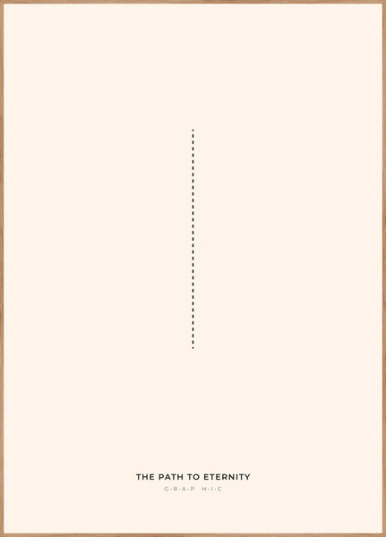 Eternity | INDRAMMET BILLEDE Indrammet billede MF 30x40 Egeramme