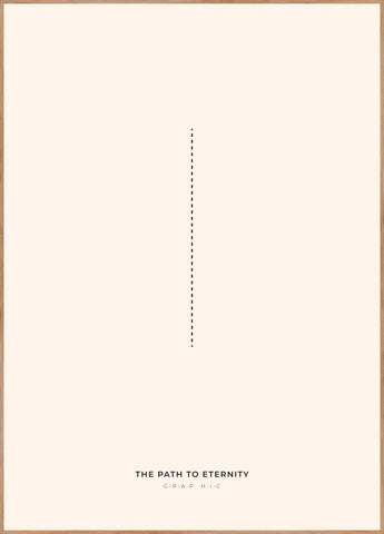 Eternity | INDRAMMET BILLEDE Indrammet billede MF 30x40 Egeramme