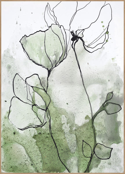 flowerline 2 | INDRAMMET BILLEDE Indrammet billede MF