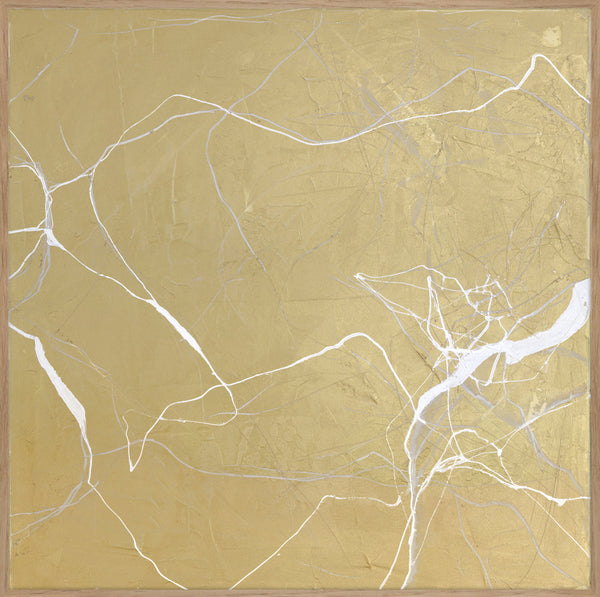 Gold Marble | DESIGN MALERI Design maleri ART COPENHAGEN 100x100 Egeramme 