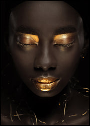 Heart of Gold | INDRAMMET BILLEDE Indrammet billede MF 30x40 Sort