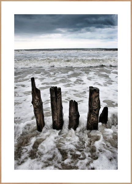 High tide | INDRAMMET BILLEDE Indrammet billede MF 30x40 Egeramme