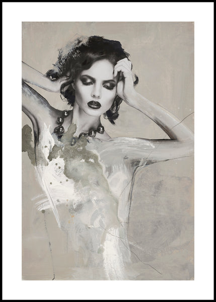 I do | INDRAMMET BILLEDE Indrammet billede MF 30x40 Sort