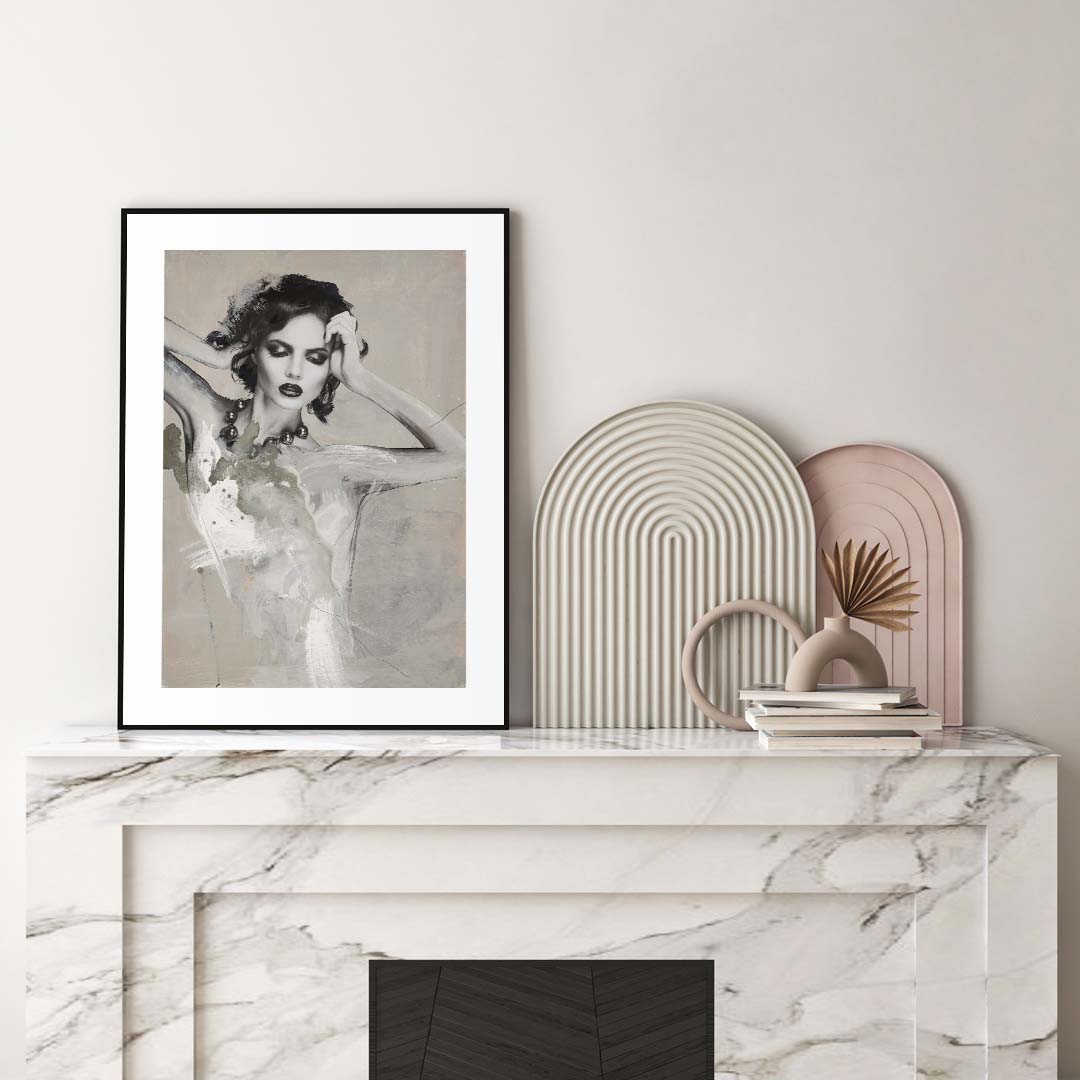 I do | INDRAMMET BILLEDE Indrammet billede MF 30x40 Egeramme
