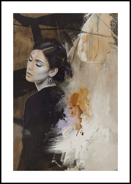 Instinct | INDRAMMET BILLEDE Indrammet billede MF 30x40 Sort