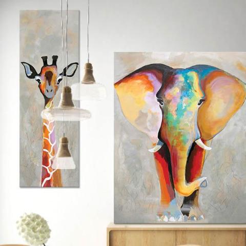 Giraffe Bright | PREMIUM MALERI Premium Maleri ART COPENHAGEN   
