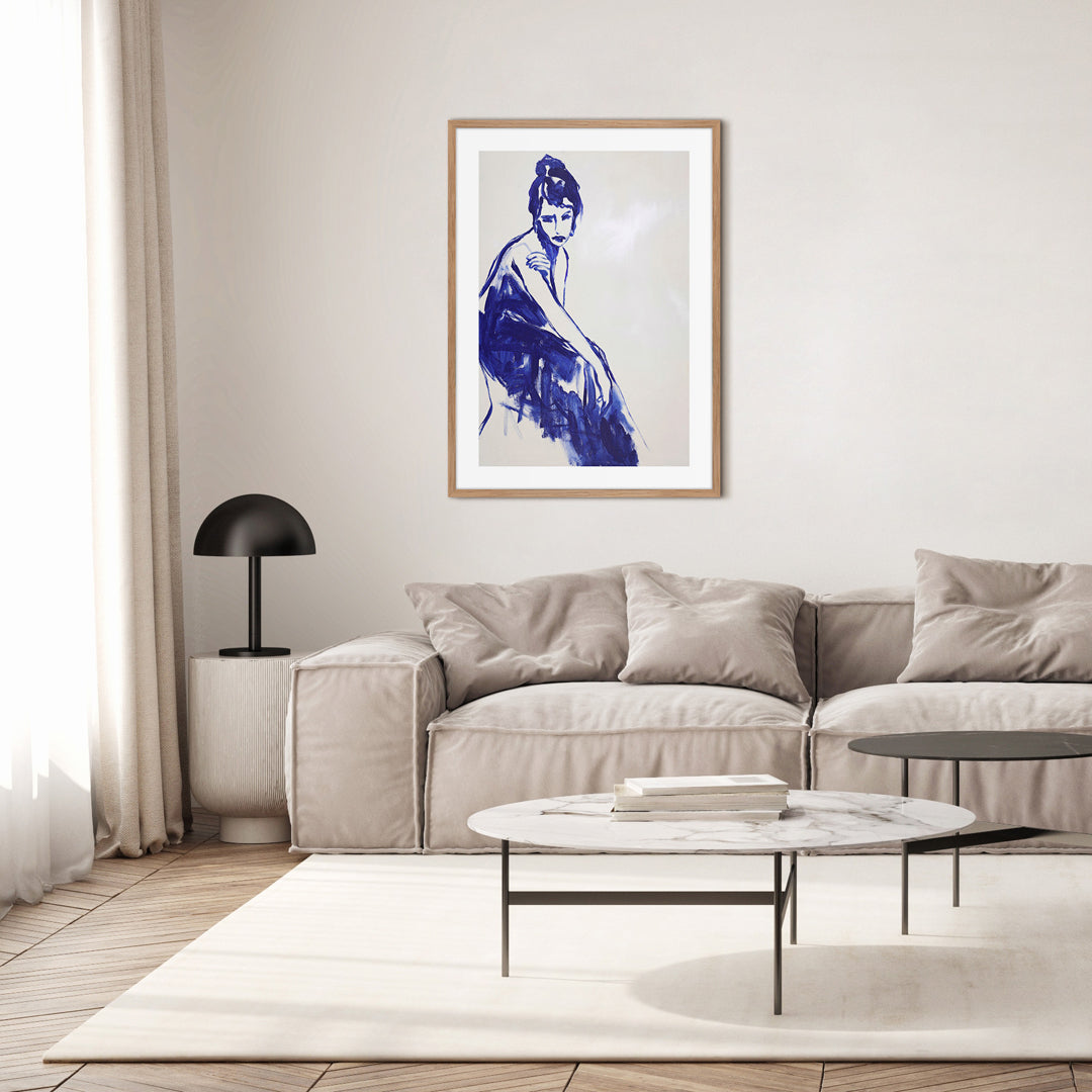 Just a little while | KUNSTTRYK Kunsttryk ART COPENHAGEN 50x70 Egeramme