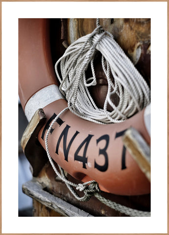 Lifebuoy | INDRAMMET BILLEDE Indrammet billede MF 30x40 Egeramme