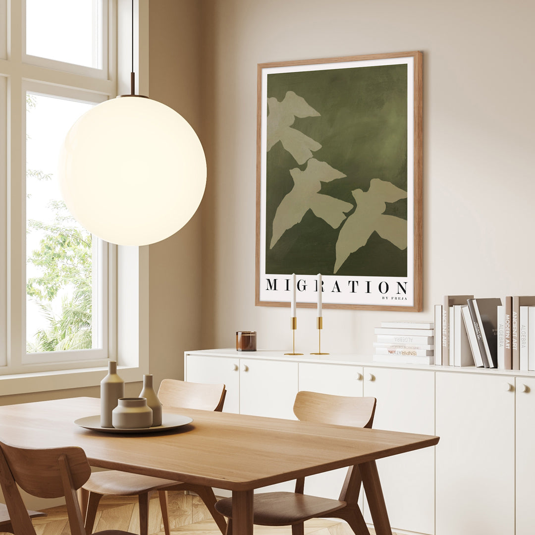Migration | KUNSTTRYK Kunsttryk ART COPENHAGEN 50x70 Egeramme