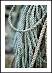 More rope | INDRAMMET BILLEDE Indrammet billede MF 30x40 Sort