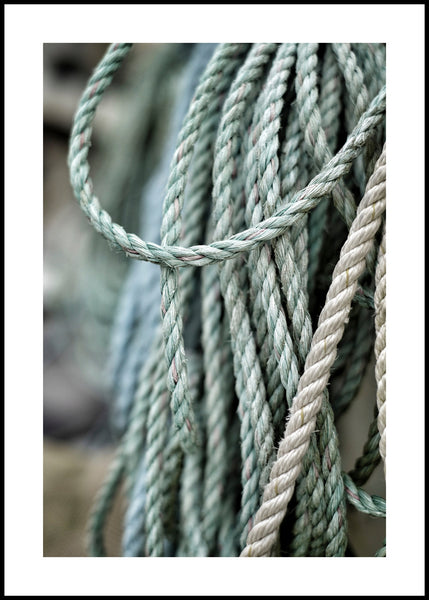 More rope | INDRAMMET BILLEDE Indrammet billede MF 30x40 Sort