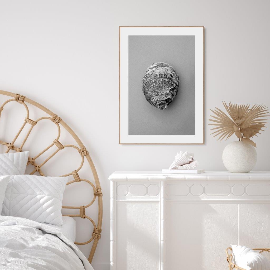 Oyster 3 | INDRAMMET BILLEDE Indrammet billede MF 30x40 Egeramme