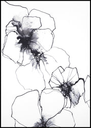 Flower line 1 | INDRAMMET BILLEDE Indrammet billede MF