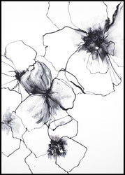 Flower line 2 | INDRAMMET BILLEDE Indrammet billede MF