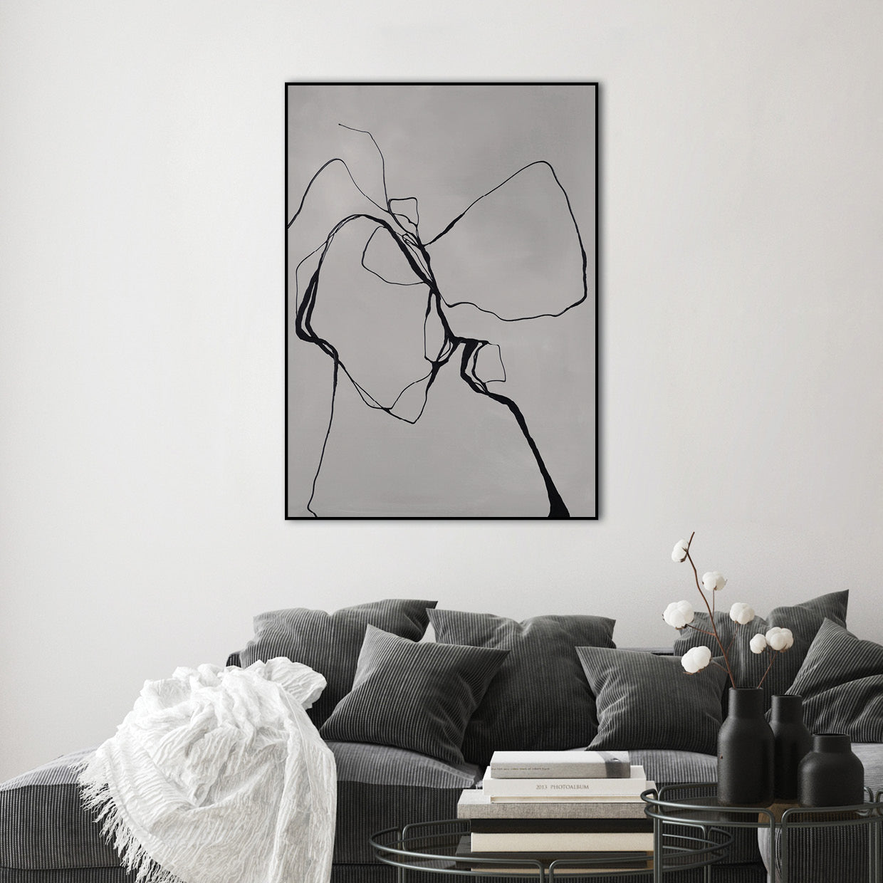 Fine Line 8 | INDRAMMET BILLEDE Indrammet billede MF