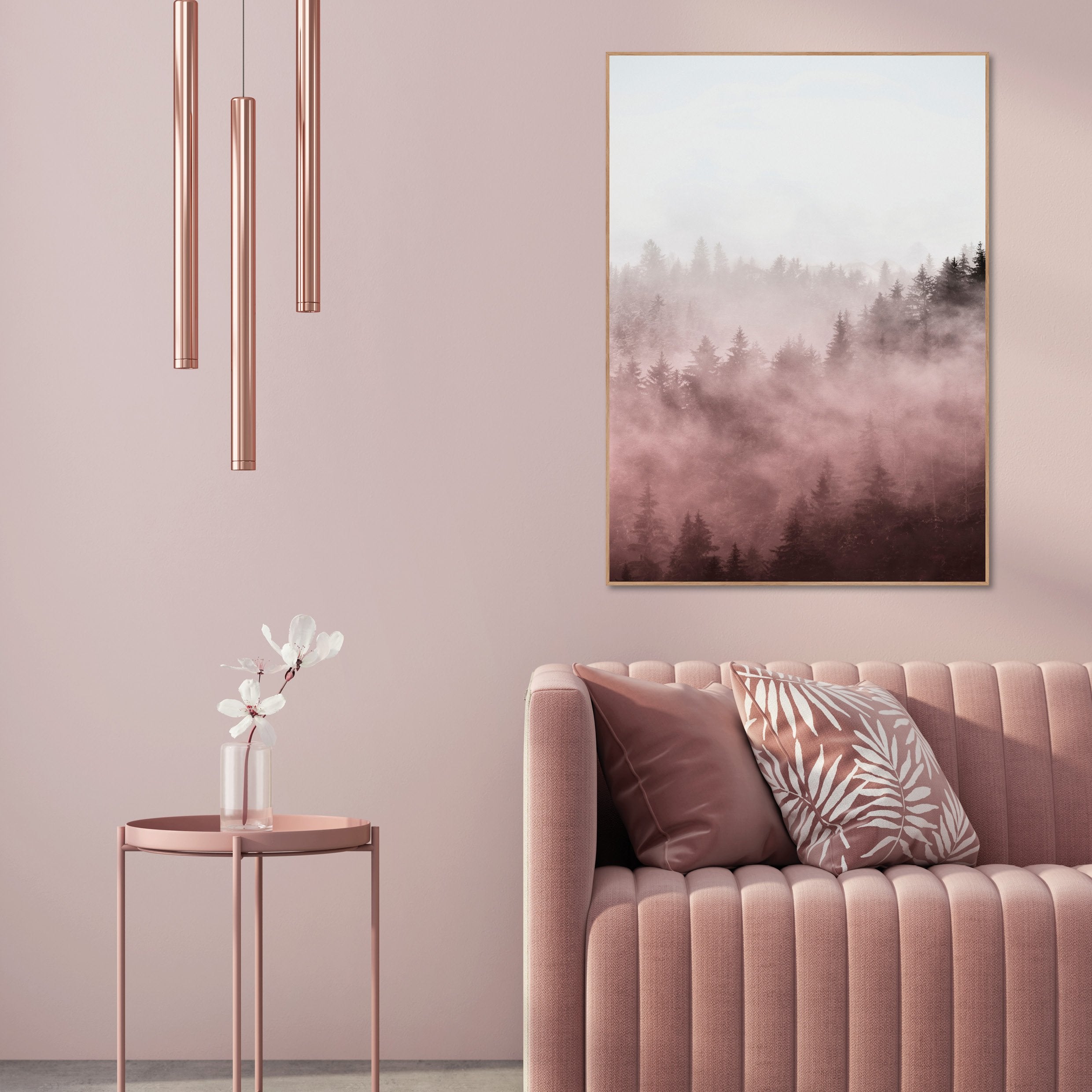 Foggy red | INDRAMMET BILLEDE Indrammet billede MF