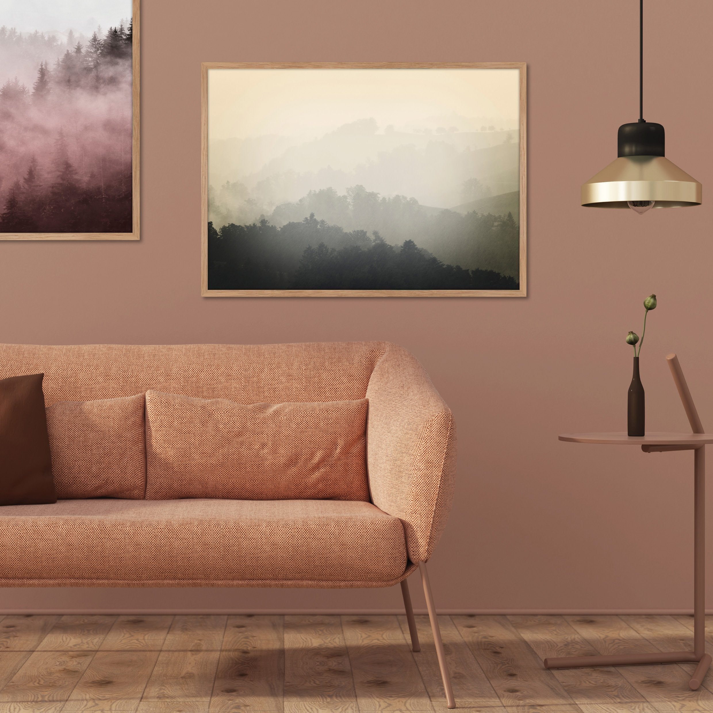 Foggy yellow | PLAKAT Plakat MF