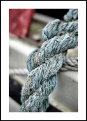 Rope | INDRAMMET BILLEDE Indrammet billede MF 30x40 Sort