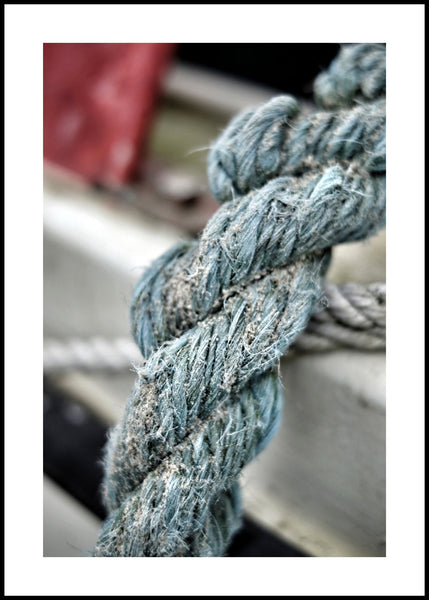 Rope | INDRAMMET BILLEDE Indrammet billede MF 30x40 Sort