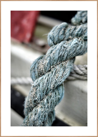 Rope | INDRAMMET BILLEDE Indrammet billede MF 30x40 Egeramme