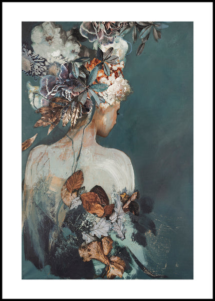 She got the look 2 | INDRAMMET BILLEDE Indrammet billede MF 30x40 Sort