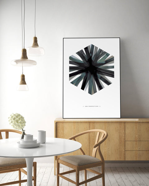 Aquarelle Hex | INDRAMMET BILLEDE Indrammet billede MF