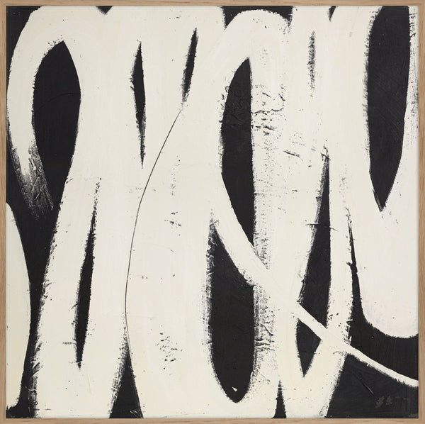 Spinning Around | DESIGN MALERI Design maleri ART COPENHAGEN 100x100 Egeramme 