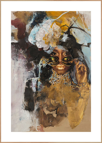 Sunkissed | INDRAMMET BILLEDE Indrammet billede MF 30x40 Egeramme