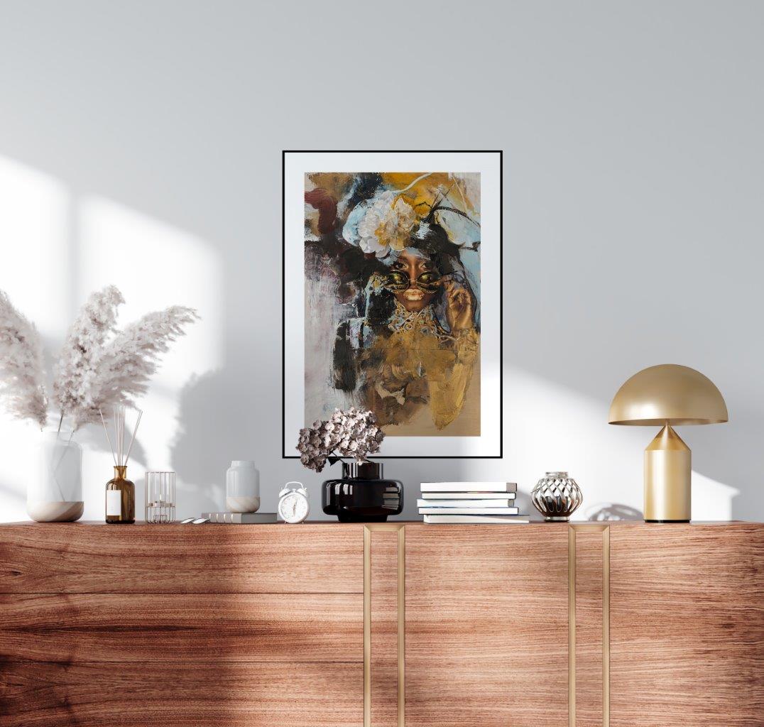 Sunkissed | INDRAMMET BILLEDE Indrammet billede MF 30x40 Egeramme