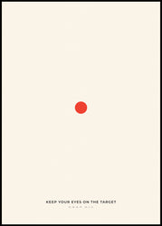 Target 1 | INDRAMMET BILLEDE Indrammet billede MF 30x40 Sort